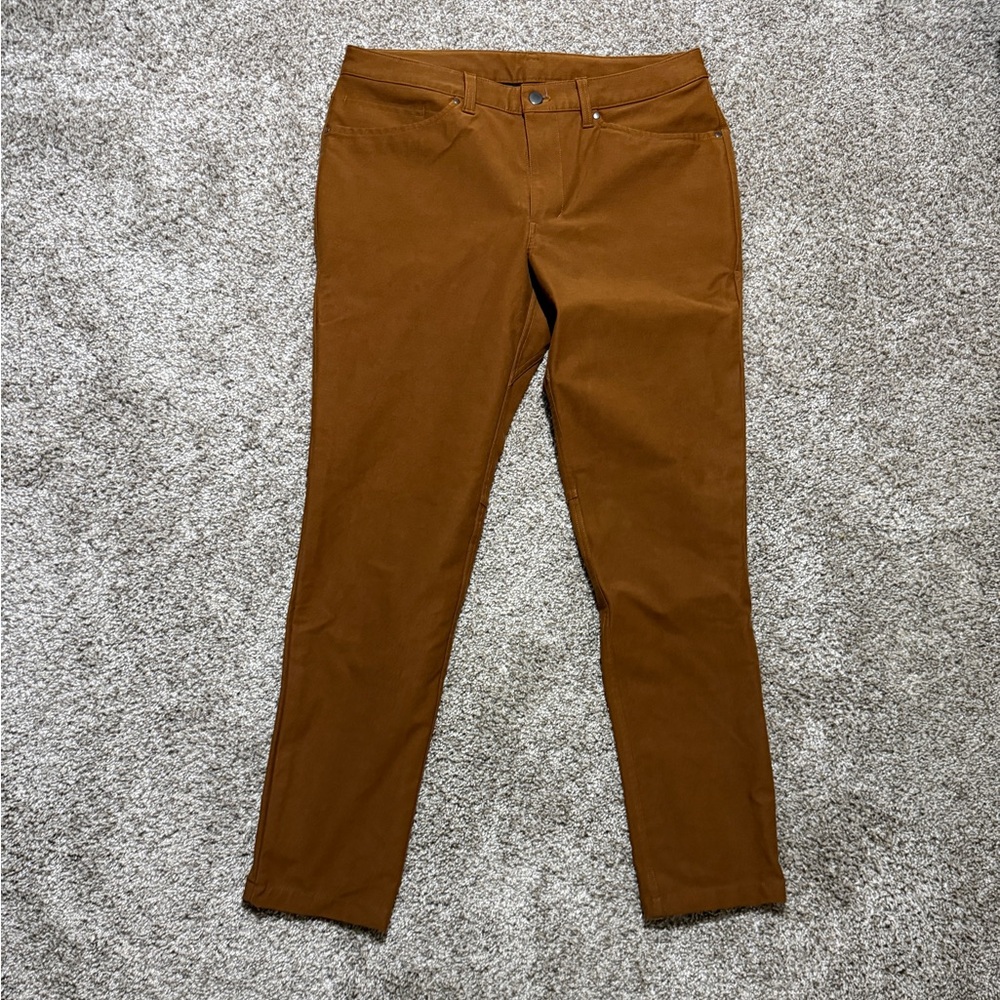 Lululemon ABC Pants Slim 32W 30L Utilitech Brown